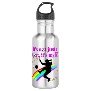 THE LIFE OF A SOCCER CHAMPION DESIGN 532 ML WATER BOTTLE