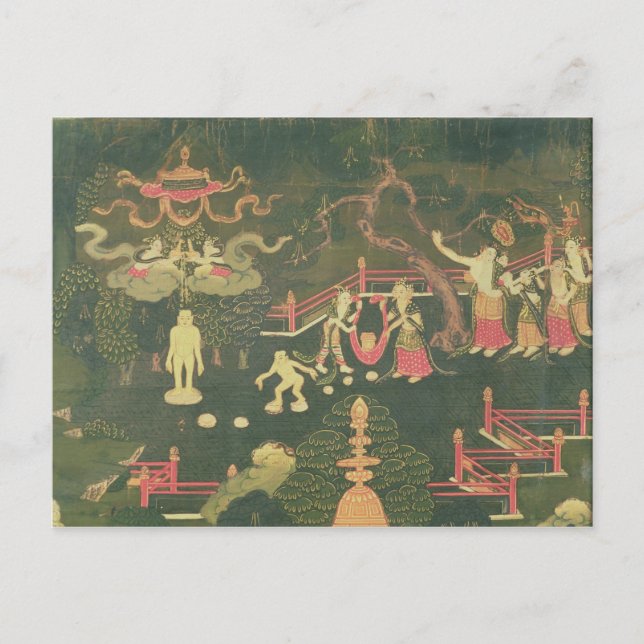 The Life of Buddha Shakyamuni Postcard (Front)