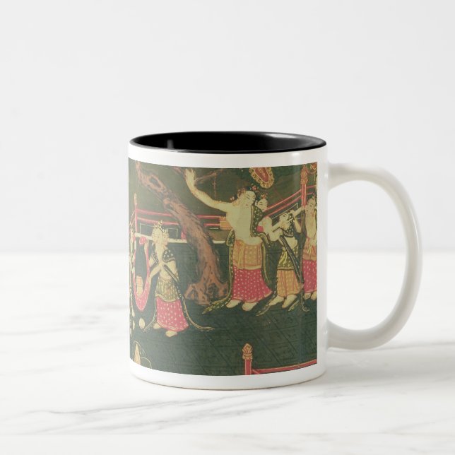 The Life of Buddha Shakyamuni Two-Tone Coffee Mug (Right)