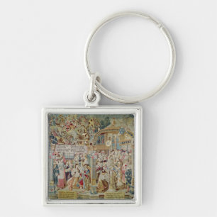 The Life of St. Remigius bishop of Reims Keychain