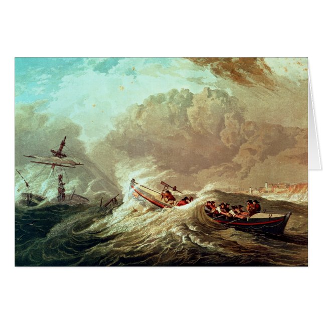 The Lifeboat off Tynemouth Bay (Front Horizontal)