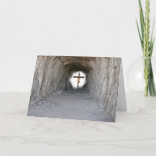 The light at the end of the tunnel card
