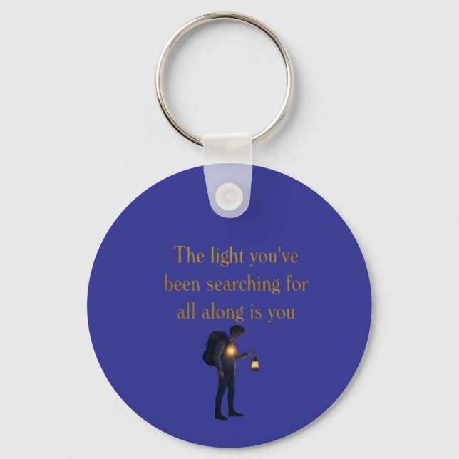 The light is you iPad Smart Cover Keychain (Front)