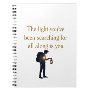 The light is you iPad Smart Cover Notebook