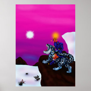The Light of Hope Christmas fantasy painting art Poster