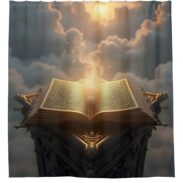 The Light Of Knowledge – Library Art Shower (Front)