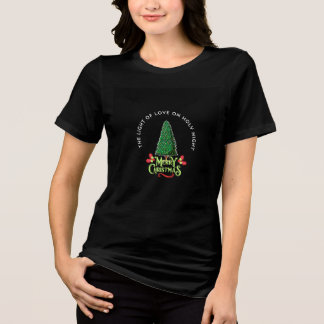 THE LIGHT OF LOVE ON HOLY NIGHT, Tri-Blend SHIRT