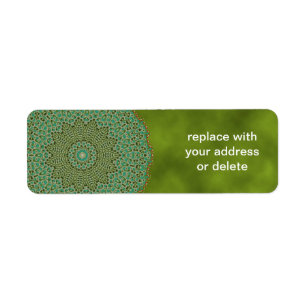 The Light of Star, Mandala Return Address Label