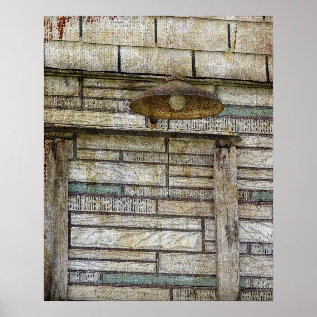 The Light on the Abandoned House Poster (Front)
