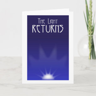 The Light Returns Holiday Card