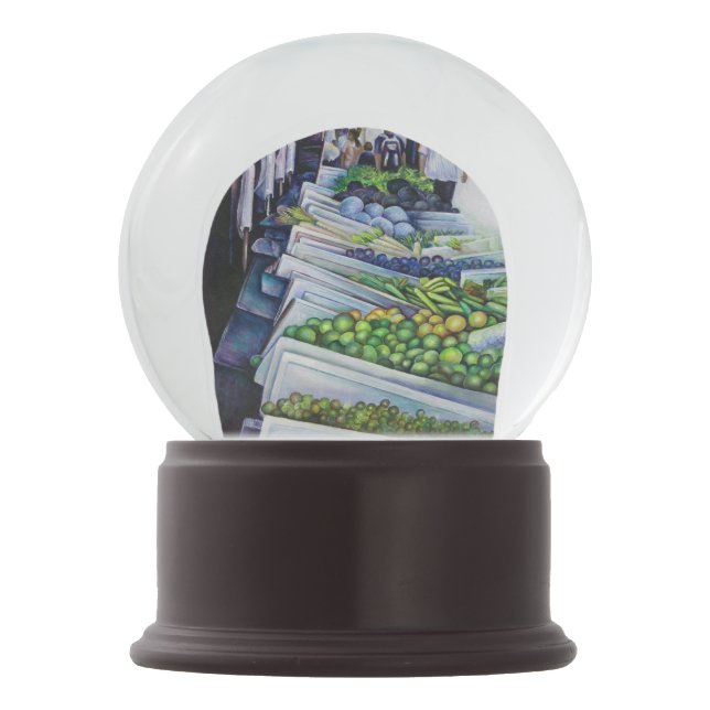 The Lighter Side of Lavender Street, Singapore Snow Globe (Front)