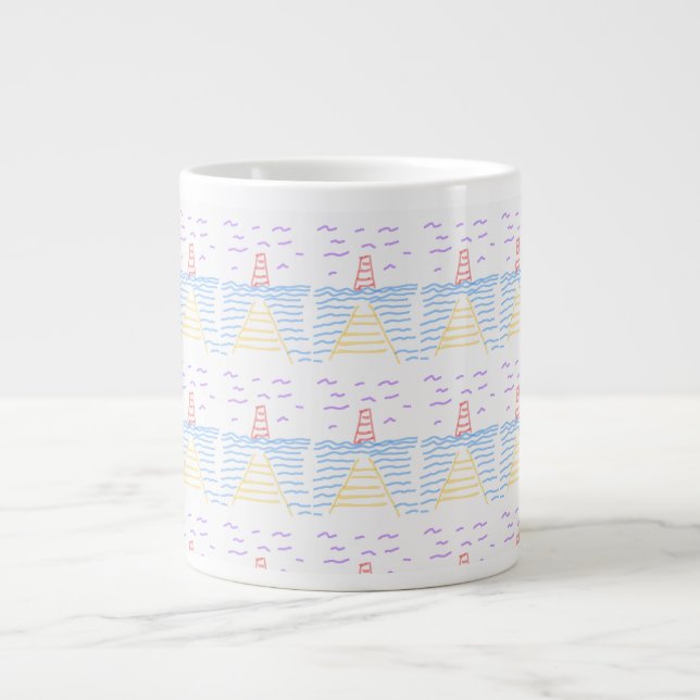 The Lighthouse and the Pier Specialty Mug (Front)