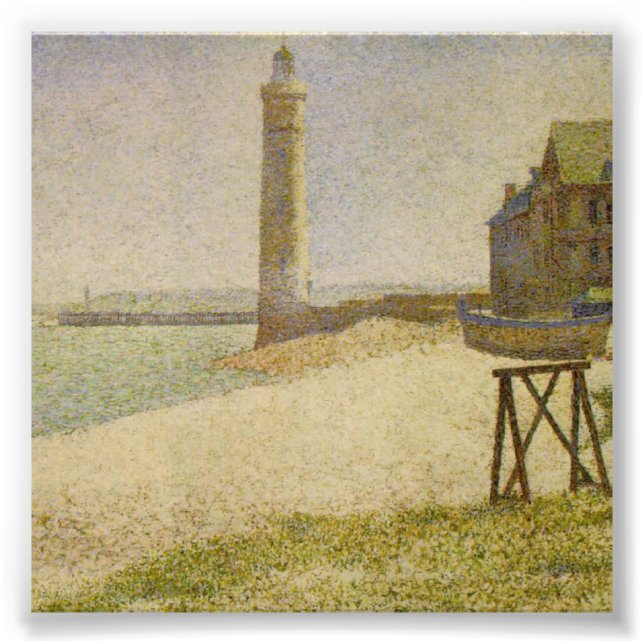 The Lighthouse at Honfleur by Georges Seurat Photo Print (Front)