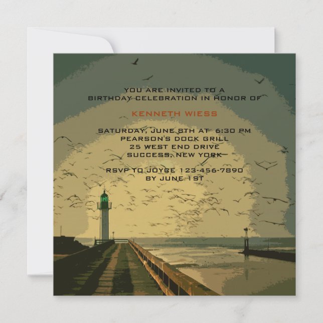 The Lighthouse Invitation (Front)
