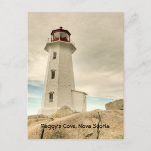The Lighthouse, Peggy's Cove, Nova Scotia. Postcard