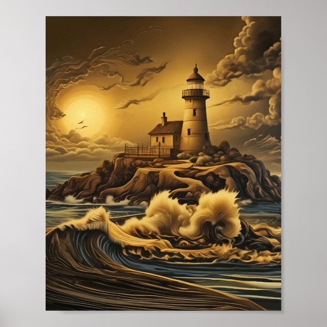 The Lighthouse Print, Value Poster Paper (Matte) (Front)