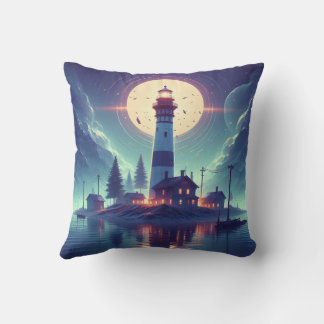 The Lighthouse Throw Pillow