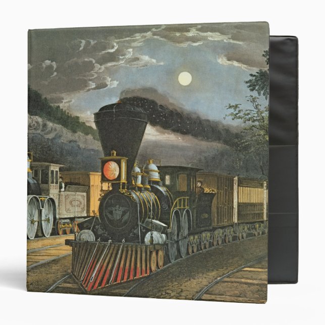 The Lightning Express Trains, 1863 Binder (Front/Inside)