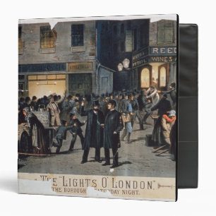 'The Lights O' London' (colour litho) Binder