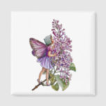 “The Lilac Fairy”  Magnet<br><div class="desc">“ The Lavender Fairy” by Cicely Mary Barker (1920) artwork on high quality magnet.</div>