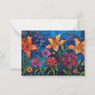 The Lilies of the Field Card