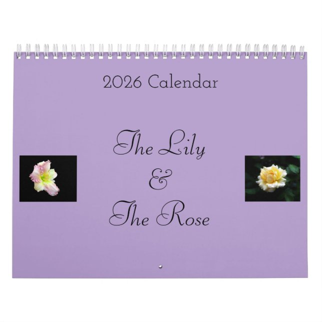 The Lily & the Rose Calendar (Cover)