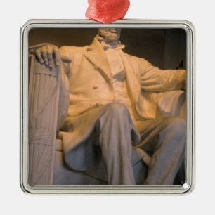 The Lincoln Memorial in Washington DC. Metal Ornament