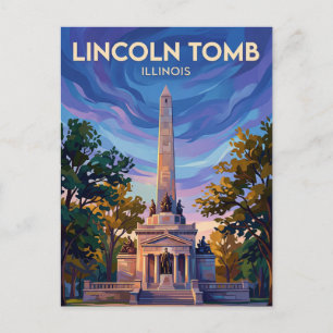 The Lincoln Tomb at Oak Ridge Cemetery USA Postcard