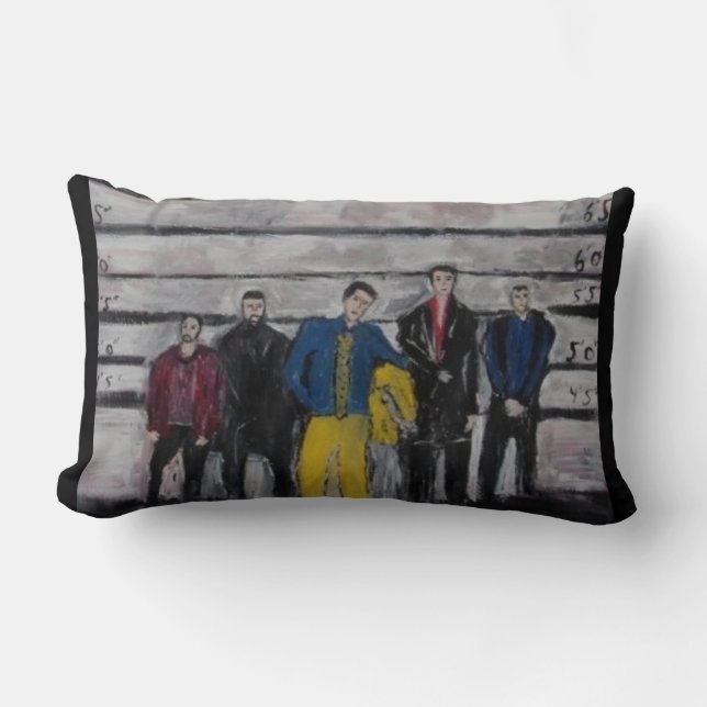 THE LINE UP LUMBAR PILLOW (Front)