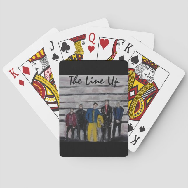 THE LINE UP PLAYING CARDS (Back)