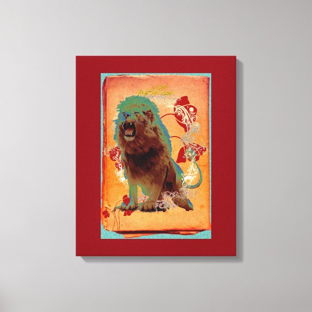 The Lion 1 - Wrapped Canvas (Front)