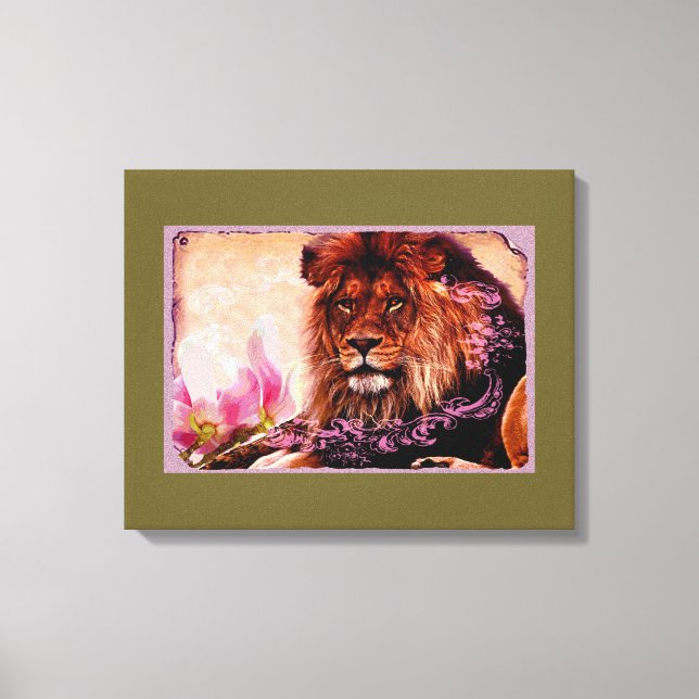 The Lion 3 - Wrapped Canvas (Front)