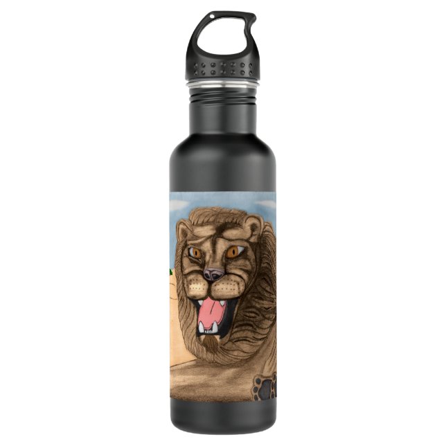 The Lion 710 Ml Water Bottle (Front)