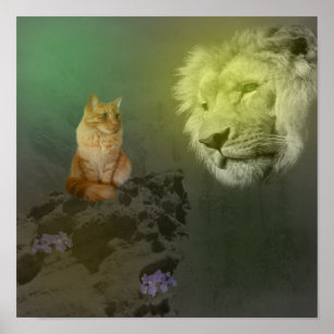 The Lion And The Cat, Poster