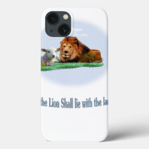 The lion and the lamb art iPhone 13 case