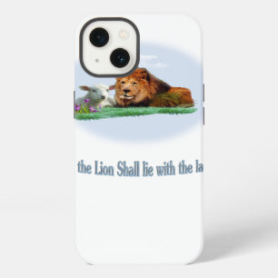 The lion and the lamb art iPhone 13 case