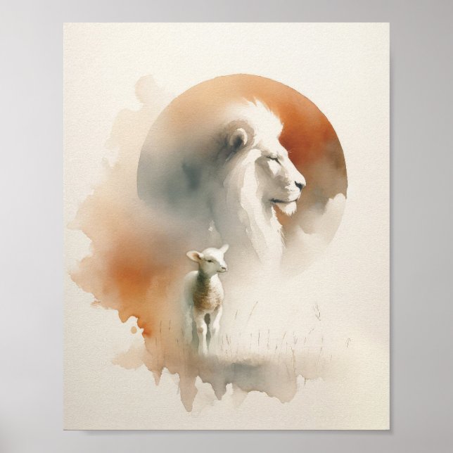 The Lion and The Lamb Poster (Front)