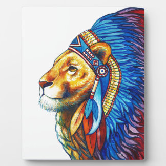 The Lion Chief Plaque