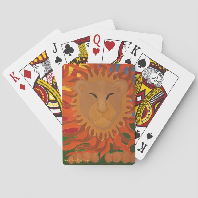 The Lion Deck of Cards (Back)