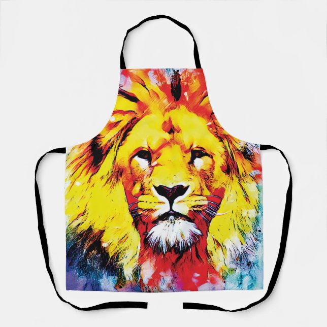 The Lion Face  Apron (Front)