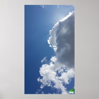 The Lion Face Cloud Photo Wall Poster