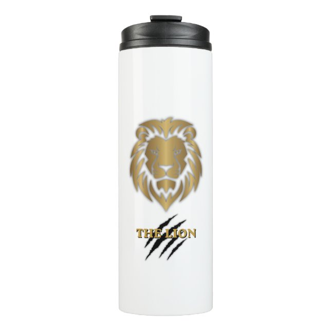 The Lion Gold & Black Graphic Mug (Front)
