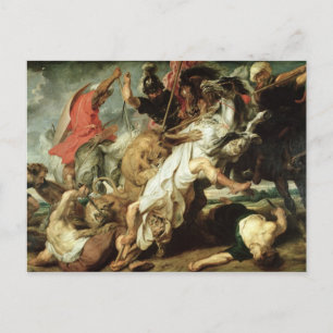The Lion Hunt, 1621 Postcard