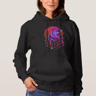 The Lion Japanese Vaporwave 80s Retro Pastel Goth Hoodie