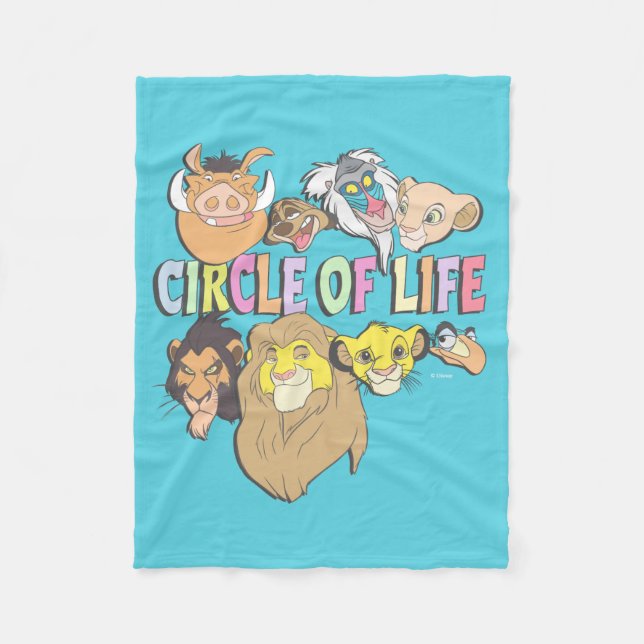 The Lion King | Circle of Life Fleece Blanket (Front)