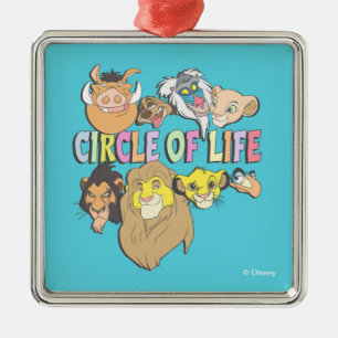 The Lion King   Circle of Life Metal Ornament