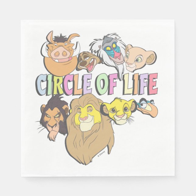 The Lion King | Circle of Life Napkin (Front)