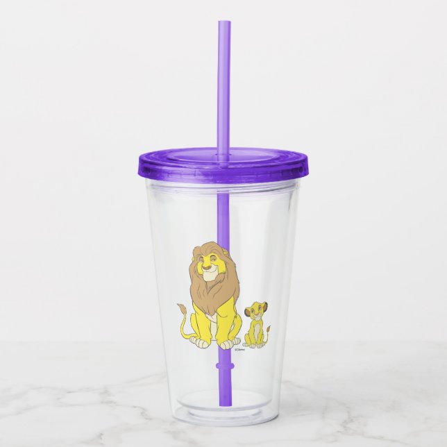 The Lion King | Mighty Kings Acrylic Tumbler (Front)