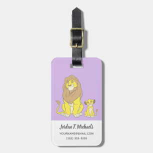 The Lion King Mighty Kings Luggage Tag
