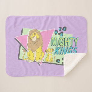 The Lion King   Mighty Kings Sherpa Blanket